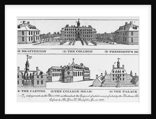 Prominent Buildings of Williamsburg by Anonymous