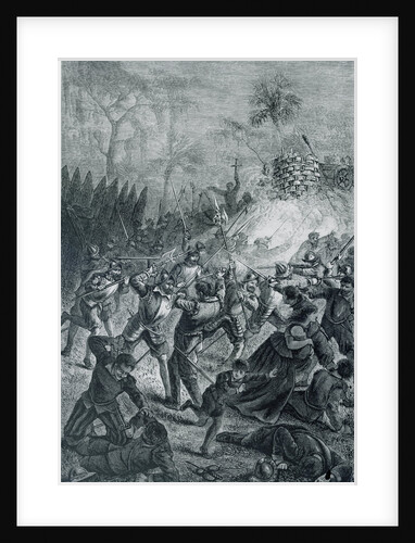 Massacre of Huguenots at Fort Carolina by Anonymous