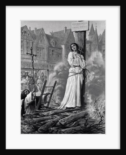 Drawing Depicting Joan of Arc in Loft by Anonymous