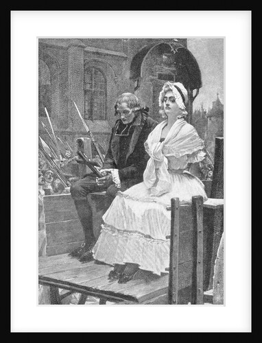 Marie Antoinette Going to Guillotine by Anonymous