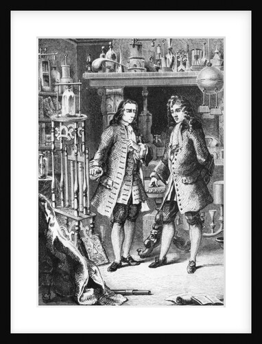 Robert Boyle and Denis Papin by Anonymous