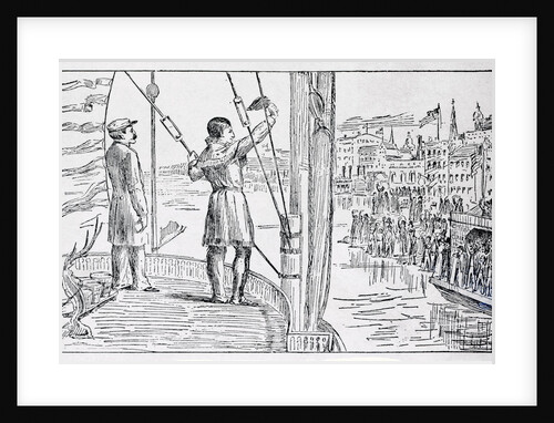 Davy Crockett at Reception Outdoors by Anonymous