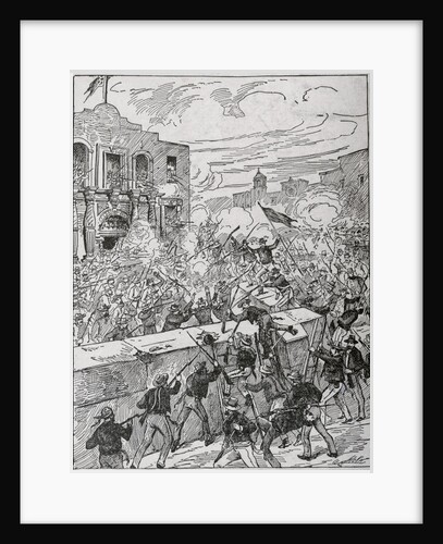 Soldiers Rioting at the Alamo by Anonymous