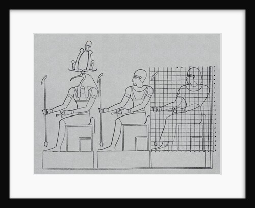 Imhotep, Thoth, and Hapu by Anonymous