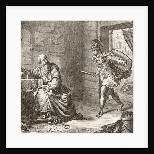 Soldier Attacking Archimedes by Anonymous