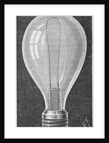Early Light Bulb by Anonymous