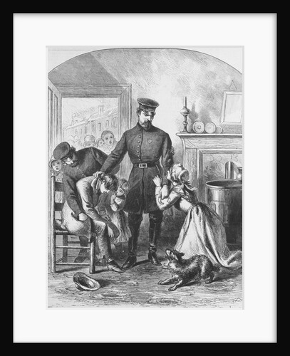 Officers Arresting Boy by Anonymous