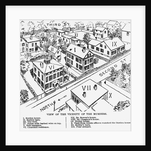 Vicinity of Lizzie Borden Murders by Anonymous