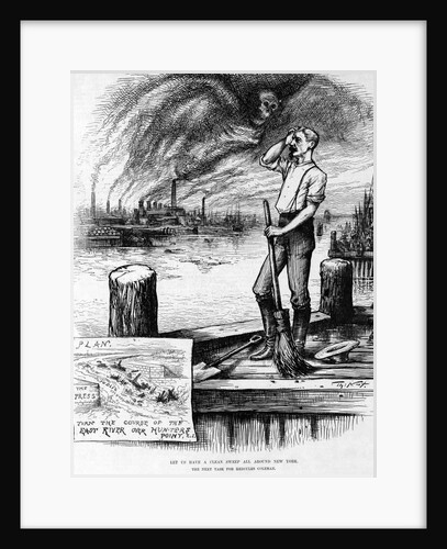 Cartoon of Air Pollution Engulfing City by Anonymous
