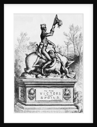 Political Cartoon of Andrew Jackson by Anonymous