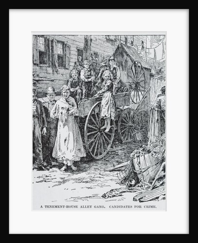 Poor Tenements near Wagon by Anonymous