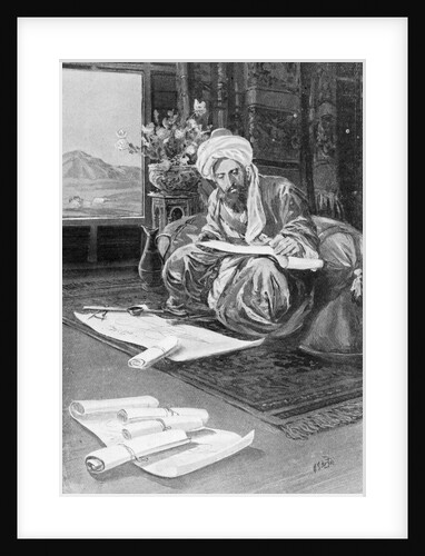 Omar Khayyam Working Out the 1074 A.D. Calendar by Anonymous
