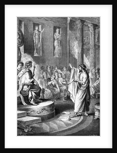 Valerius Addressing Senate by Anonymous