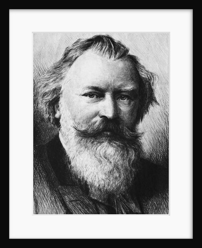 Portrait of Johannes Brahms by Anonymous