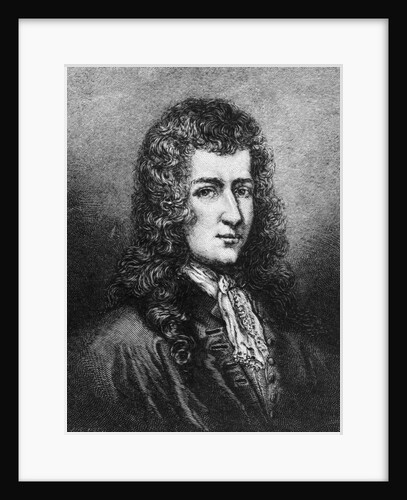 17th-Century Engraving of Rene-Robert Cavelier de La Salle by Anonymous