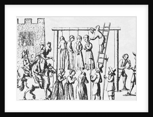 An Execution of Witches in England by Anonymous