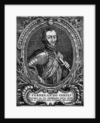 Portrait of Hernan Cortes by Anonymous