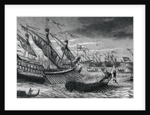 Ships Sailing to Join Crusade by Anonymous