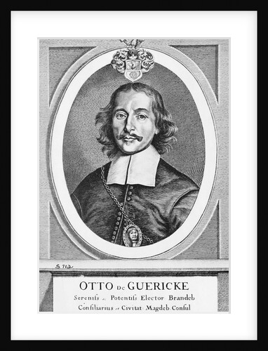 Portrait of Physicist Otto von Guericke by Anonymous