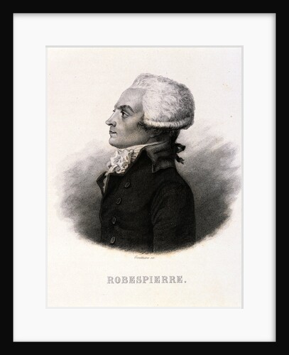Portrait of Maximilien Robespierre by Anonymous