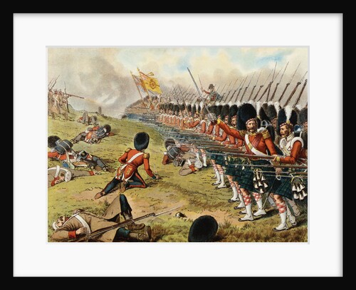 Illustration of the British Infantry of the Line from Harper's Young People by Anonymous