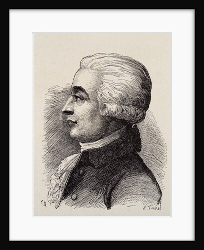 Portrait of Jean Pierre Francois Blanchard by Anonymous