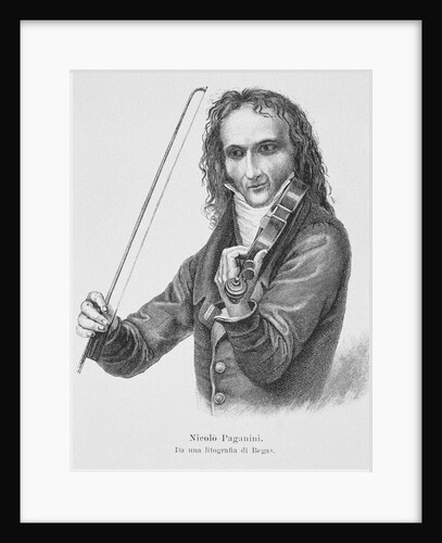 Portrait of Niccolo Paganini by Anonymous