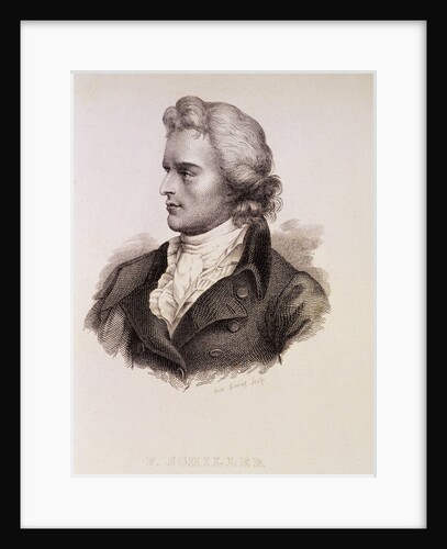 Portrait of Friedrich von Schiller by Anonymous