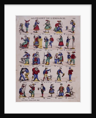Children's Alphabet from the Musee d'Epinal by Anonymous