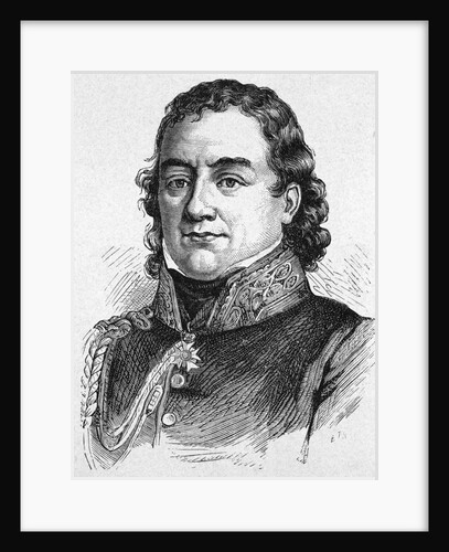 19th Century Portrait of French Military Surgeon Dominique Jean, Baron Larrey, from Album de la Science, Savants Illustres, Grandes Decouvertes by Anonymous