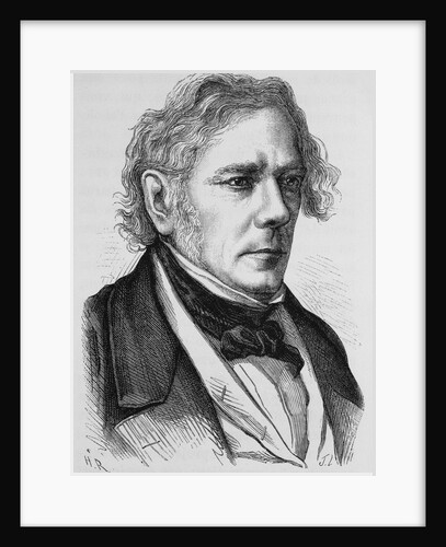 19th Century Portrait of French Philosopher Victor Cousin from L'Histoire de France by Henri Jean Guillaume Martin