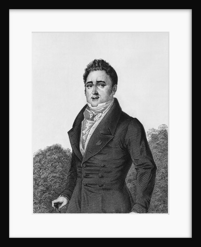Portrait Engraving of Jacques Laffitte by Anonymous
