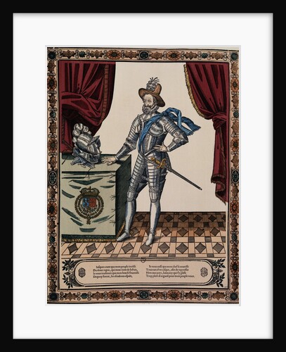 Portrait Engraving of Henry IV, King of France by Anonymous