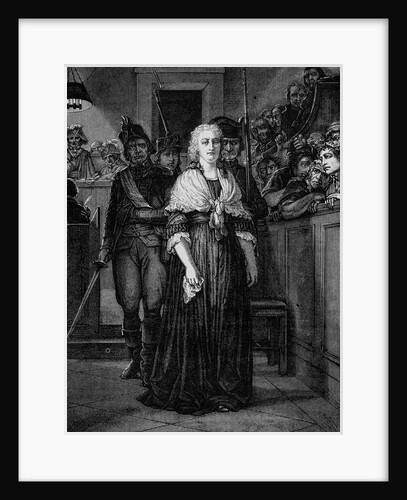 19th Century Portrait of Marie-Antoinette from L'Histoire de France by Henri Jean Guillaume Martin