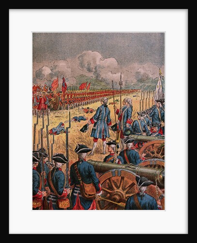 Battle of Fontenoy in 1705 by Anonymous