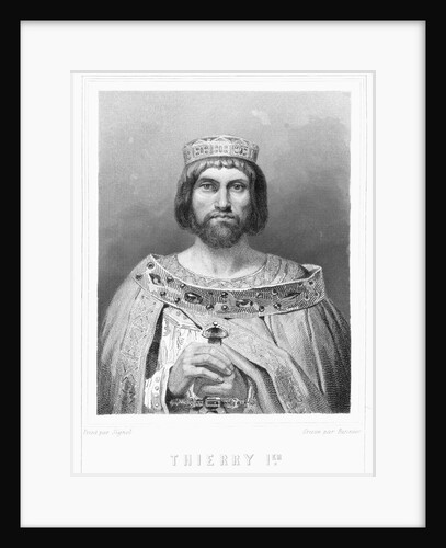 Theuderic I by Jacques Etienne Pannier