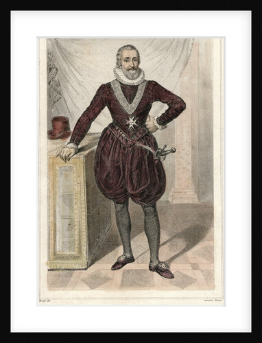 Portrait Engraving of Henry IV, King of France by Anonymous