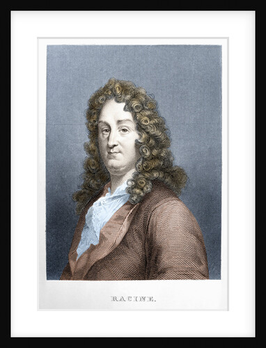 Portrait Engraving of Jean Racine by Anonymous