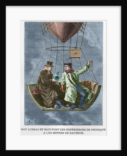 Gay-Lussac et Biot font des experiences de physique by Anonymous