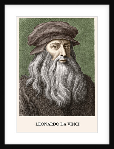 Portrait of Leonardo de Vinci by Anonymous
