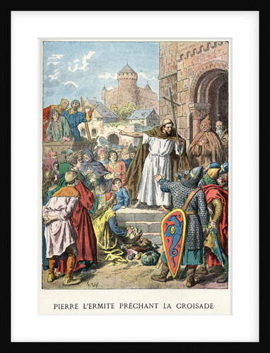 Peter the Ermit Preaching the First Crusade by Anonymous