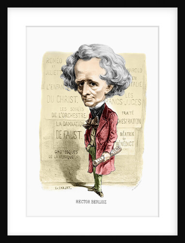 Caricature of Hector Berlioz by Anonymous