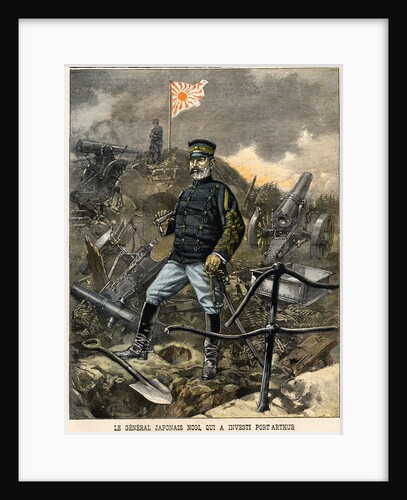 The Japanese General Nogi, Who Besieged Port Arthur Illustration in La Croix Illustree by Anonymous