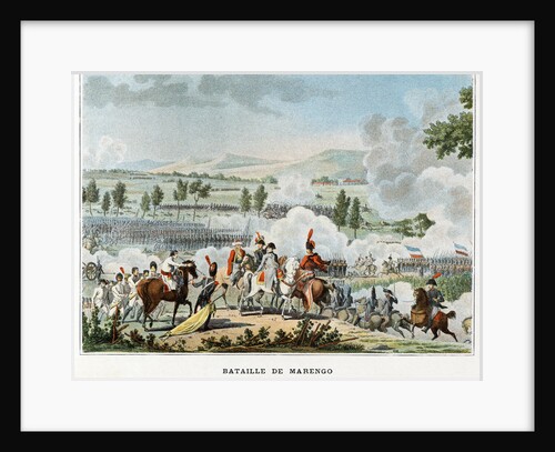 Bataille de Marengo Illustration in Victoires et Conquetes des Armees Francaises by Anonymous