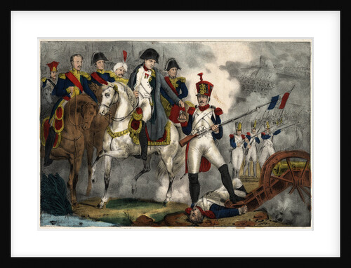 19th-Century Engraving of Napoleon Bestowing the Cross of the Legion of Honor by Anonymous