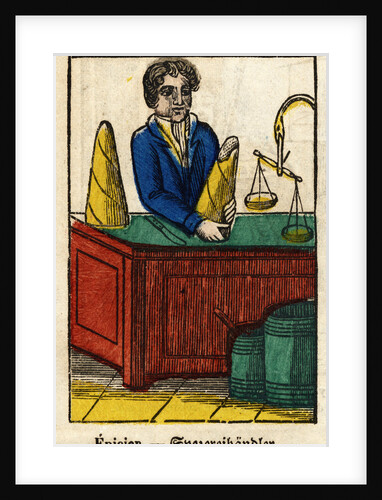 Epicier - Spezereihandler Woodblock Print by Anonymous