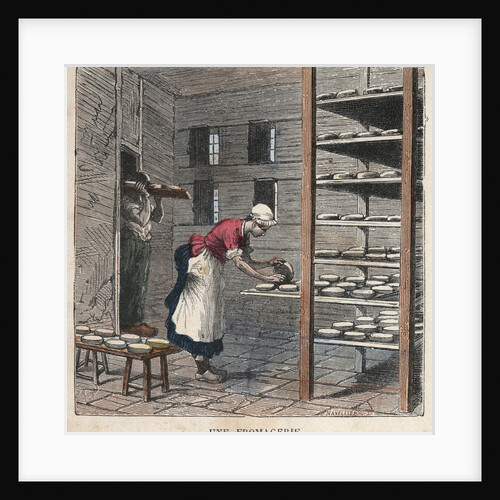 Une Fromagerie Illustration by Anonymous