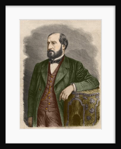 Emile Augier Engraving by Anonymous