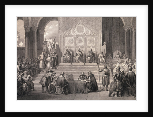 Leaders Deliberating Course of Crusades by Anonymous