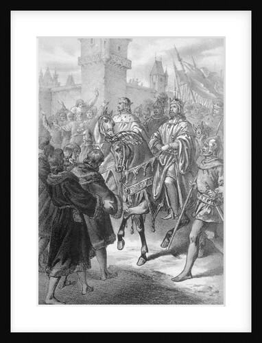 Frederick II Riding on Horseback by Anonymous